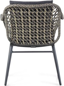 Tuinset 4 personen 180 cm Wicker Taupe Lifestyle Garden Furniture Dolphin/Veneto