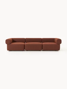 Modulaire bank Anton (4-zits) van bouclé