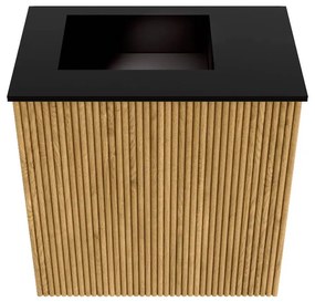 Mondiaz Joya 40cm toiletmeubel oak met wastafel faye links zonder kraangat urban