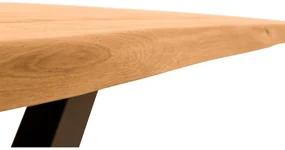 Goossens Eettafel Blade, Boomstamblad 260 x 100 cm 5 cm dik