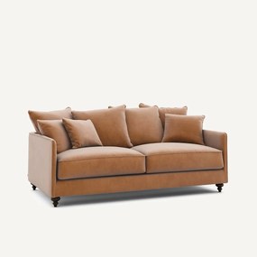 Omvormbare 3-zits fluwelen zetel, Lazare