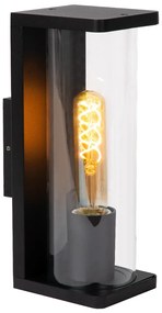 Lucide Sligo wandlamp 15W 28x14cm zwart