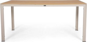 Dining Tuintafel rechthoekig 150x90 cm Zand/Beige Creta