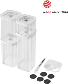 ZWILLING Fresh&amp;Save CUBE CUBE-set, S / 6-delig, transparant-wit - Fresh&amp;Save CUBE - ZWILLING