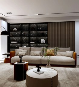 AkuPanel 240 cm Donker Walnoot   - Akoestische panelen