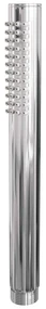 Brauer Chrome Carving vrijstaande badmengkraan met staafhanddouche chroom