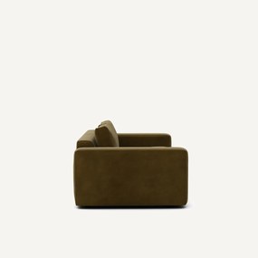 Compacte bank 3-zit in fluweel, Skander