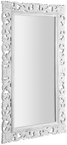 Sapho Scule barok spiegel met witte omlijsting 80x150cm
