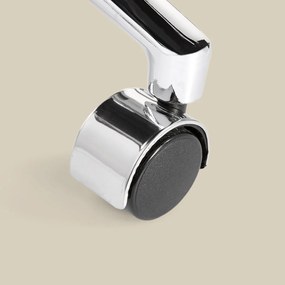 Design Bureaustoel Van Wit PU-leder