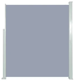 vidaXL Tuinscherm uittrekbaar 160x500 cm grijs