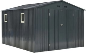 Metalen gereedschapshuisje Helsinki 3 x 3,7 m Store Boss antraciet