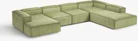 Modulaire U-bank Lennon van corduroy
