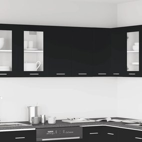 vidaXL Hangkast Lyon 60x31x60 cm bewerkt hout zwart
