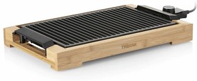 Tristar Bakplaat en elektrische barbecue 2000 W 37x25 cm bamboe