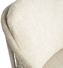 4 Seasons Outdoor Puccini loungestoel  Loungestoel    beige weerbestendig