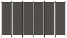 vidaXL Kamerscherm met 6 panelen 300x180 cm antraciet