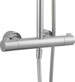 Ben Lavion1 douche thermostaatkraan t.b.v. Ben Lavion regendoucheset chroom