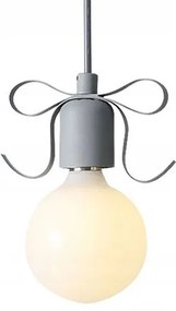 Hangende enkele NARNI grijze plafondlamp