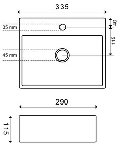 Mueller Dot fontein 320x290x110cm wit