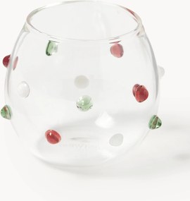 Mondgeblazen borosilicaatglazen shotglazen Perli, 4-delig