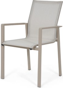 Tuinset 6 personen 260 cm Aluminium Zand/Beige Lifestyle Garden Furniture Timo/San