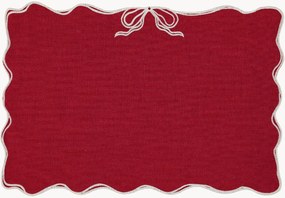 Placemat Viena met geborduurde rand