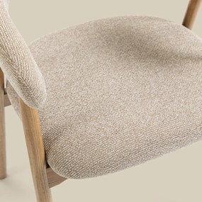 Eiken Eetkamerstoel Ronde Rugleuning