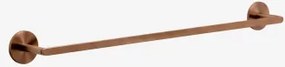 Toiletrolhouder Met Zelfklevende Wandbevestiging En Stang Voor Badkamer Van Roestvrij Staal Caldrumi Roze Goud Geborsteld & ↔︎ 60 Cm - Sklum