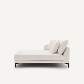 Longchair van polyester canvas, MODERNISTE, ontwerp Emmanuel Gallina