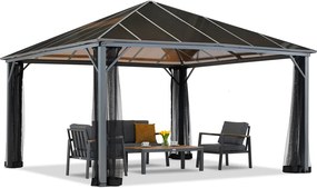 Tuinpunt prieel Milos 4x4m met klamboe