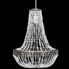 vidaXL Kroonluchter kristal-look 36,5x46 cm