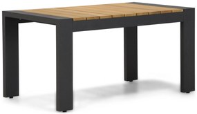 Stoel en Bank Loungeset 5 personen Aluminium/Aluminium/teak Grijs  Lifestyle Garden Furniture Milano