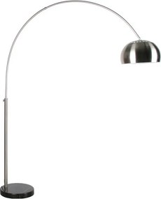 Zilveren Minimalistische Booglamp