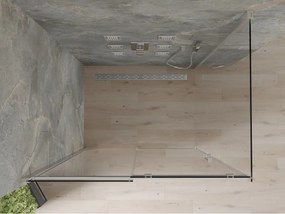 Mexen Omega schuifbare douchecabine 120 x 90 cm, transparant, chroom - 825-120-090-01-00