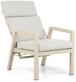Verstelbare Tuinstoel Aluminium Taupe-naturel-bruin Lifestyle Garden Furniture Albelli