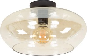 Glazen Plafondlamp Amberkleurig