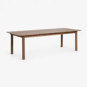 Rectangulaire Uitschuifbare Tuin Tafel 250-310x105 Cm Van Acaciahout Duala Acacia Bruin - Sklum