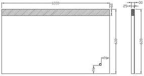 Mueller Singo LED spiegel 100x60cm met spiegelverwarming