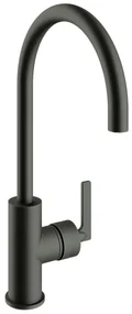 Royal Plaza Dora hendelkraan hoge uitvoering met hendel black steel