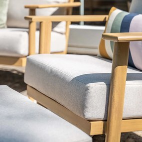 Garden Impressions Ariane loungestoel - light teak look