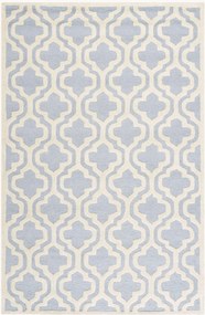 Handgetuft laagpolig wollen vloerkleed Lola