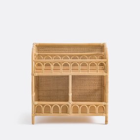Vintage wandrek van rotan, Minetta