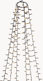 Indoor & outdoor LED-boom Coat Compact met timerfunctie, amberkleurig