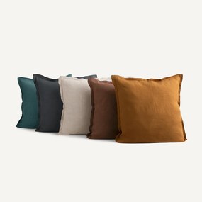 Kussenhoes, gewassen linnen, Elina