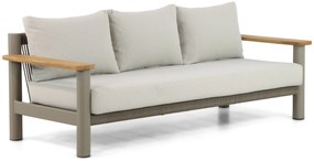 Stoel en Bank Loungeset 5 personen Aluminium/Rope Taupe  Santika Furniture Santika