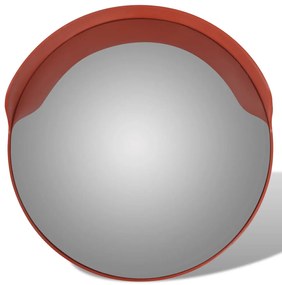 vidaXL Verkeersspiegel voor buiten 60 cm PC-kunststof oranje