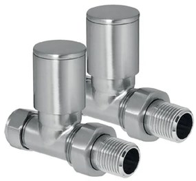 SSI Design radiatorkraan recht RVS gepolijst