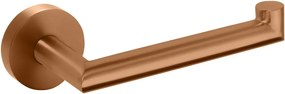 Sapho X-Round toiletrolhouder zonder klep koper geborsteld