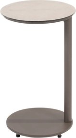 4 Seasons Vic bijzettafel Ø30xH50 cm terre - ceramic print