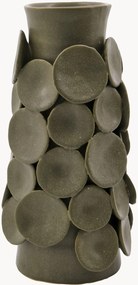 Handgemaakte keramische vaas, H 27 cm